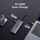 Док-станція USB3.1 Type-C --> HDMI 4K30Hz/USB 3.0x2/Type-C/SD/TF/ PD 100W CM498 7 in 1 Ugreen (15531)