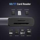 Док-станція USB3.1 Type-C --> HDMI 4K30Hz/USB 3.0x2/Type-C/SD/TF/ PD 100W CM498 7 in 1 Ugreen (15531)