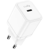 Зарядний пристрій 1xUSB 20W, (GaN, 1хUSB-C, QC+PD 3.0, вилка ЄС, для iPhone серії 12 та новіших мод. (CH20)