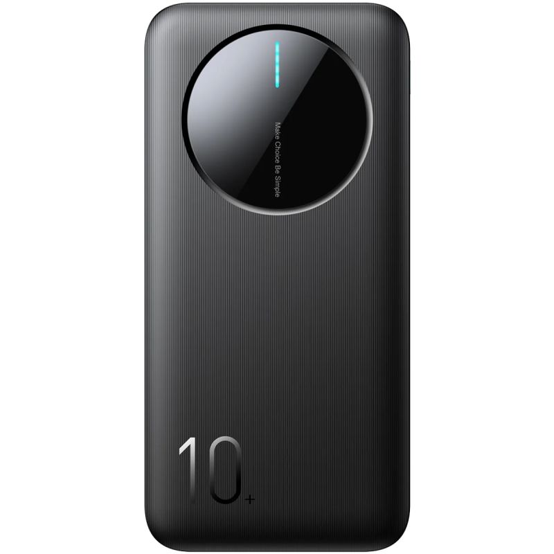 УМБ Joyroom 10000mAh 12W 2xUSB-A, USB-C In/Out, Black (JR-PBF12) (6956116713256)