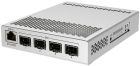 Комутатор Mikrotik CRS305-1G-4S+IN, 4x SFP+ ports, 1x Gigabit Ethernet, metallic enclosure (CRS305-1G-4S+IN)