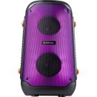 Акустична система 2.0 Defender Boomer 25, 25Вт RGB/BT/FM/USB/TF/AUX/MIC, чорна (65425)