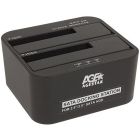Док-станція AgeStar 3UBT6-6G для 2.5"/3.5" SATA HDD или SSD USB3.0 Black (3UBT6-6G (Black))