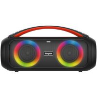 Акустична система 1.0 Energizer 20Вт Bluetooth 5.3 TF/USB/AUX/FM/TWS/MIC, Dual 3” Drivers чорна (BTS258)