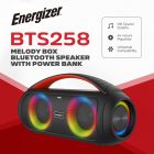 Акустична система 1.0 Energizer 20Вт Bluetooth 5.3 TF/USB/AUX/FM/TWS/MIC, Dual 3” Drivers чорна (BTS258)