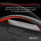 Акустична система 1.0 Energizer 20Вт Bluetooth 5.3 TF/USB/AUX/FM/TWS/MIC, Dual 3” Drivers чорна (BTS258)
