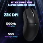 Мишка Attack Shark X11SE, Wireless//Bluetooth, 22000dpi. (PAW3311), 6кн., Black (X11SEB_AS)