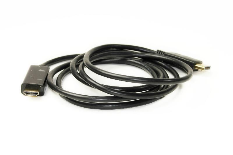 Кабель PowerPlant DisplayPort-HDMI v1.4, 1.8м, Black (KD00AS1278)