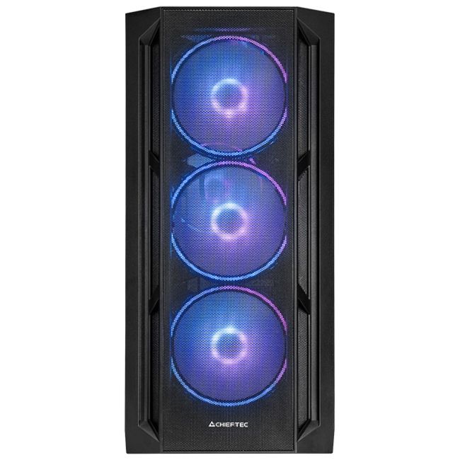 Корпус Chieftec APEX LUMO GA-01B-L-OP 4x140mm A-RGB, USB-C, E-ATX, без БЖ, Black (GA-01B-L-OP)