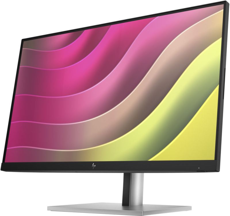 TFT 23.8" HP E24t G5, IPS, 75Hz, сенсорний, HDMI, DP, USB-hub, HAS, Pivot, чорно-сріблястий (6N6E6AA)