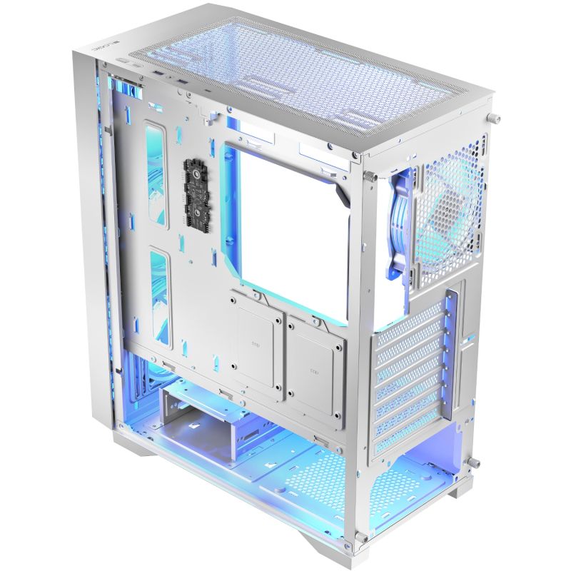 Корпус LogicConcept DART PRO ARGB MIDI WHITE MESH fans 4x120mm без БЖ ATX (AT-DART-PRO-ARGB-20)