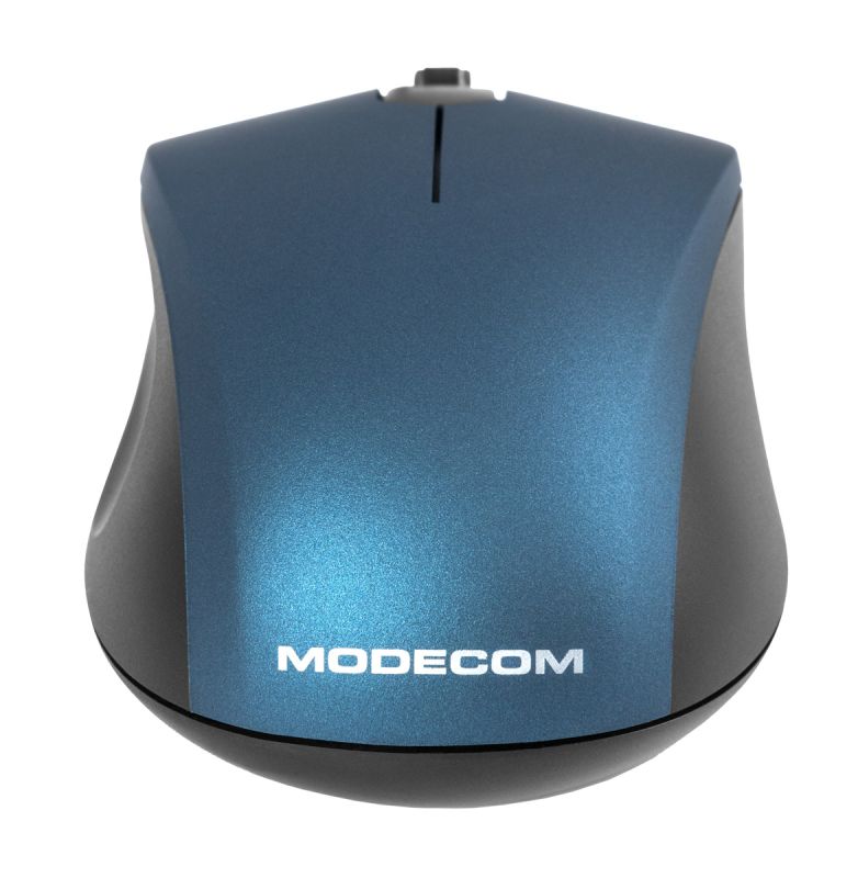Мишка  Modecom  MC-WM10S, бездротова, 3кн., 1600dpi, Silent, синя (M-MC-WM10S-400)