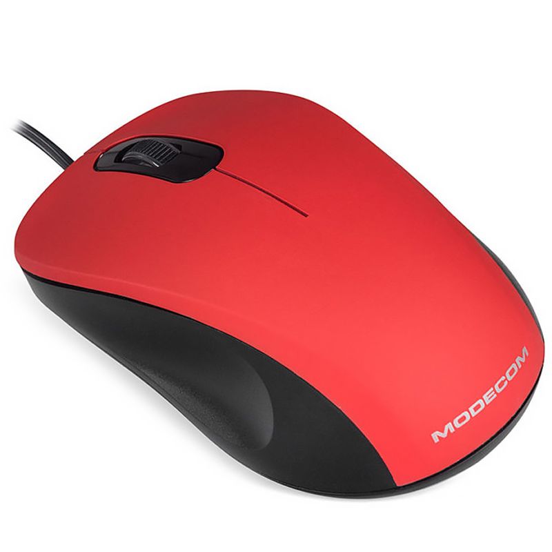 Мишка  Modecom MC-M10S, 3кн., 1000dpi, Silent, червона (M-MC-M10S-500)