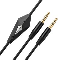 Кабель AUX Audio TRRS - TRS M/M 1.2м з мікрофоном чорний (B00665)