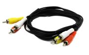 Кабель AV 3xRCA M - 3xRCA M, 1.5 м (B00789)