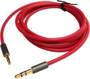 Кабель AUX Audio TRS M/M 1.2м Premium червоний (S0661)