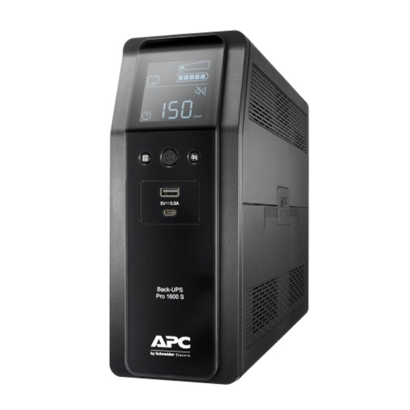 ДБЖ APC Back UPS Pro S 1600VA/720W, LCD, USB, 6+2 C13, (BR1600SI) (BR1600SI)