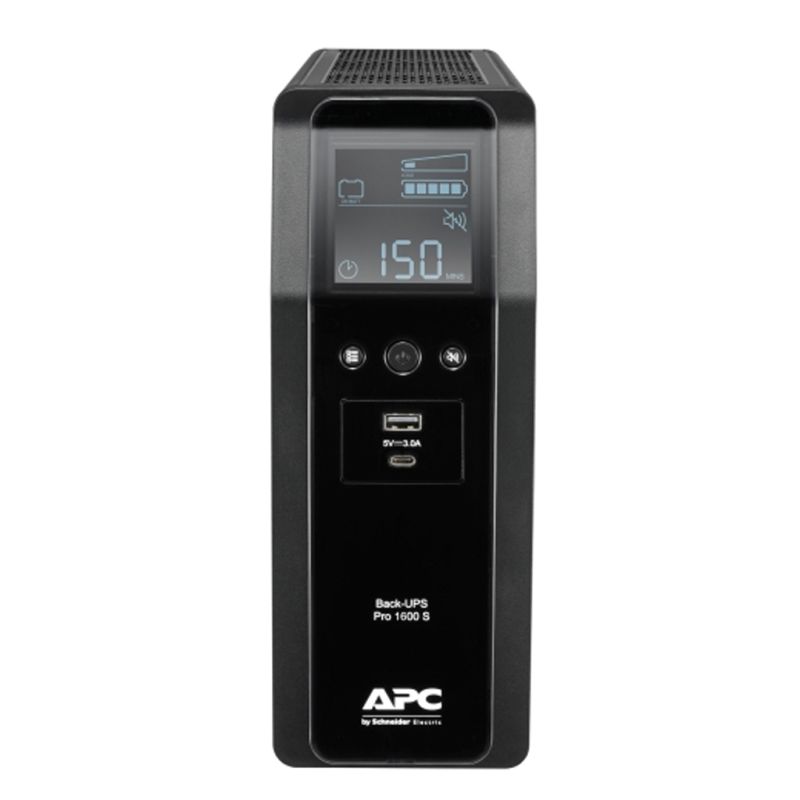 ДБЖ APC Back UPS Pro S 1600VA/720W, LCD, USB, 6+2 C13, (BR1600SI) (BR1600SI)