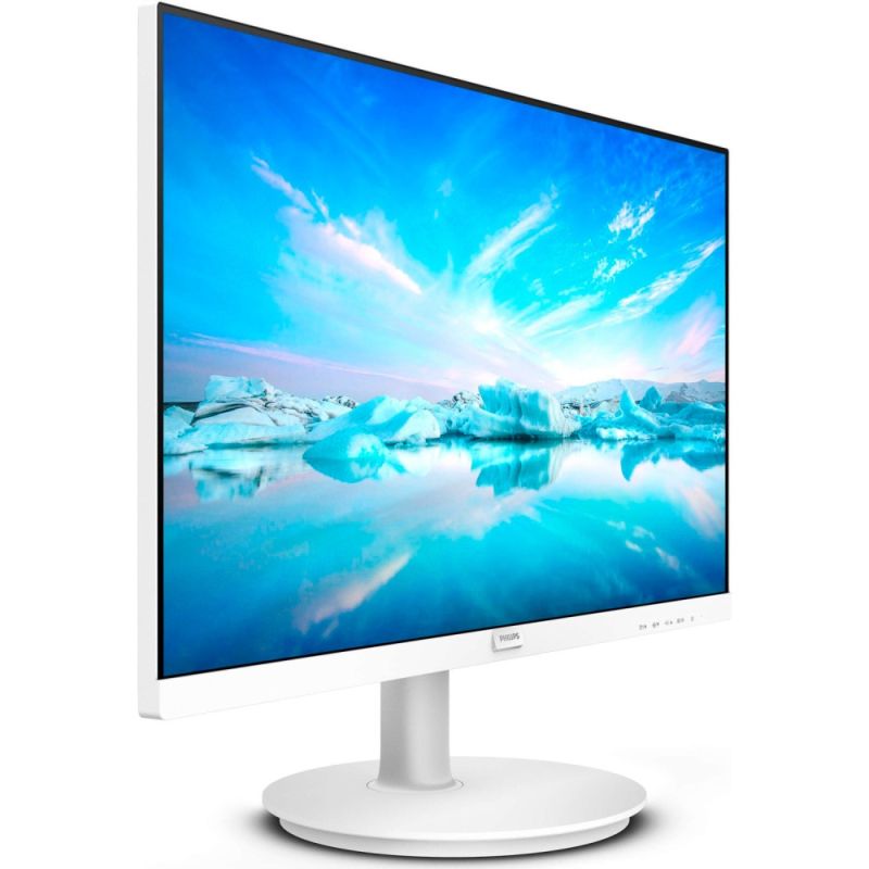 TFT 23.8" Philips 241V8AW, IPS, 75Hz, VGA, HDMI,  колонки, білий (241V8AW/00)