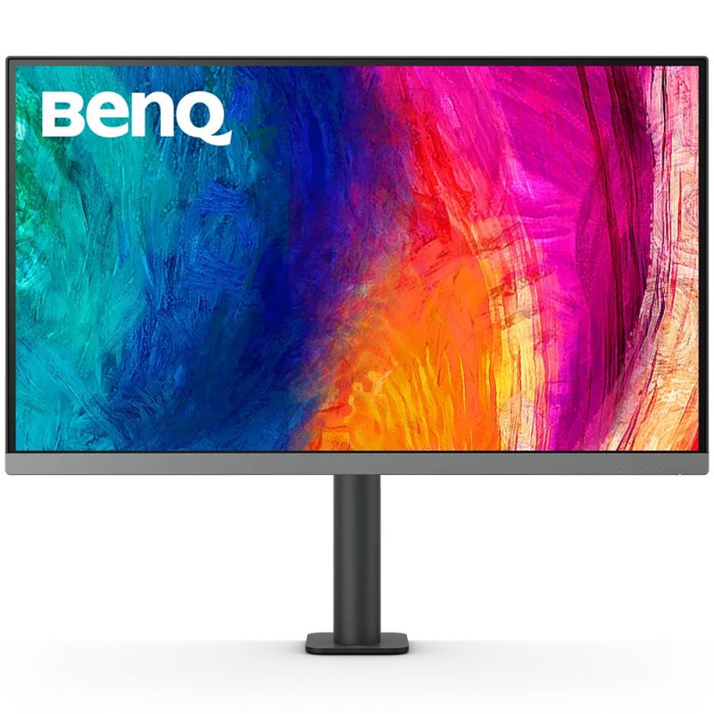 TFT 27" BenQ PD2706UA, 4K UHD, IPS, 99% sRGB, HDR10, HDMI, DP, USB-C, USB-hub, HAS, колонки (9H.LLKLB.QEE)
