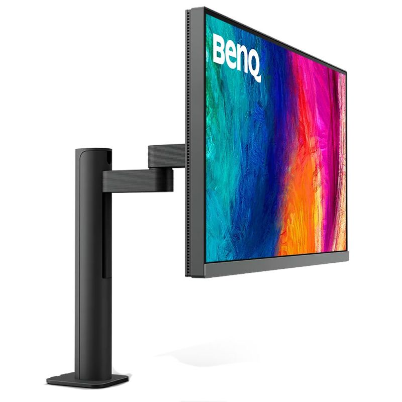 TFT 27" BenQ PD2706UA, 4K UHD, IPS, 99% sRGB, HDR10, HDMI, DP, USB-C, USB-hub, HAS, колонки (9H.LLKLB.QEE)