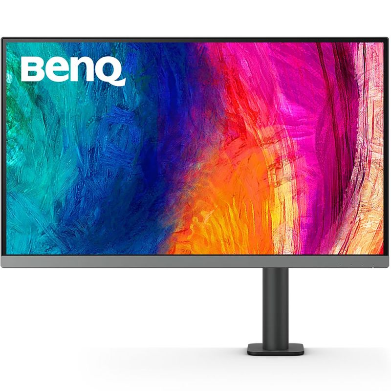 TFT 27" BenQ PD2706UA, 4K UHD, IPS, 99% sRGB, HDR10, HDMI, DP, USB-C, USB-hub, HAS, колонки (9H.LLKLB.QEE)