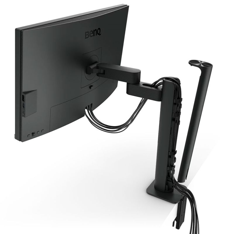 TFT 27" BenQ PD2706UA, 4K UHD, IPS, 99% sRGB, HDR10, HDMI, DP, USB-C, USB-hub, HAS, колонки (9H.LLKLB.QEE)