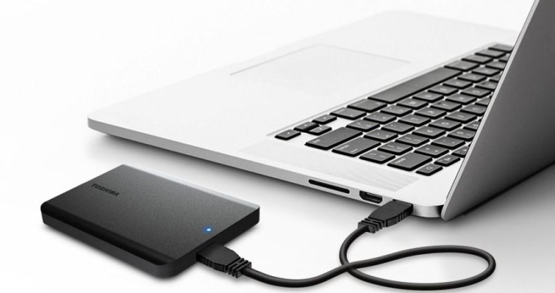 Внешний жесткий диск 2.5" USB 1.0TB Toshiba Canvio Basics Black (HDTB510EK3AA)