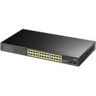 Комутатор Cudy GS1028PS2, 24-Gigabit PoE+ Switch with 4 Uplink Gig Ports and 2 Gig SFP Slots 300W (GS1028PS2)