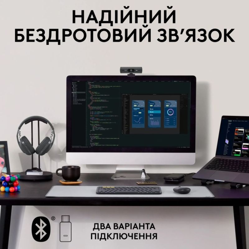Bluetooth-гарнітура Logitech Zone Vibe Wireless MS Graphite (981-001157)