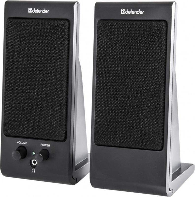 Акустична система 2.0 Defender SPK-170, 2Вт, чорна, пластик, USB (65165)