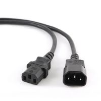 Кабель силовий Cablexpert (С13-С14), VDE, чорний, 5м (PC-189-VDE-5M)