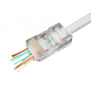 Конектор RJ 45 Cablexpert з наскрізними отворами (10 шт/уп) (LC-PTU-01/10)