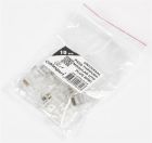 Конектор RJ 45 Cablexpert з наскрізними отворами (10 шт/уп) (LC-PTU-01/10)