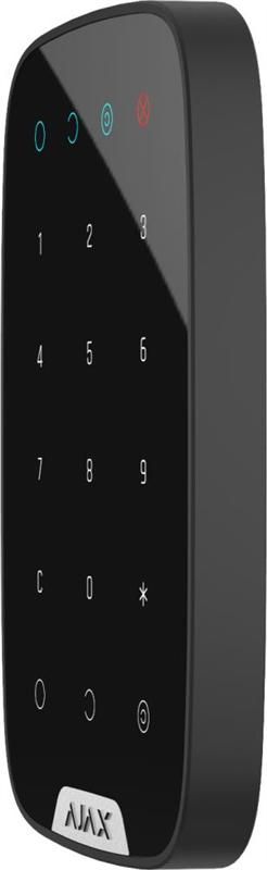 Бездротова сенсорна клавіатура Ajax KeyPad Black (38248.12.BL1) (8722.12.BL1)