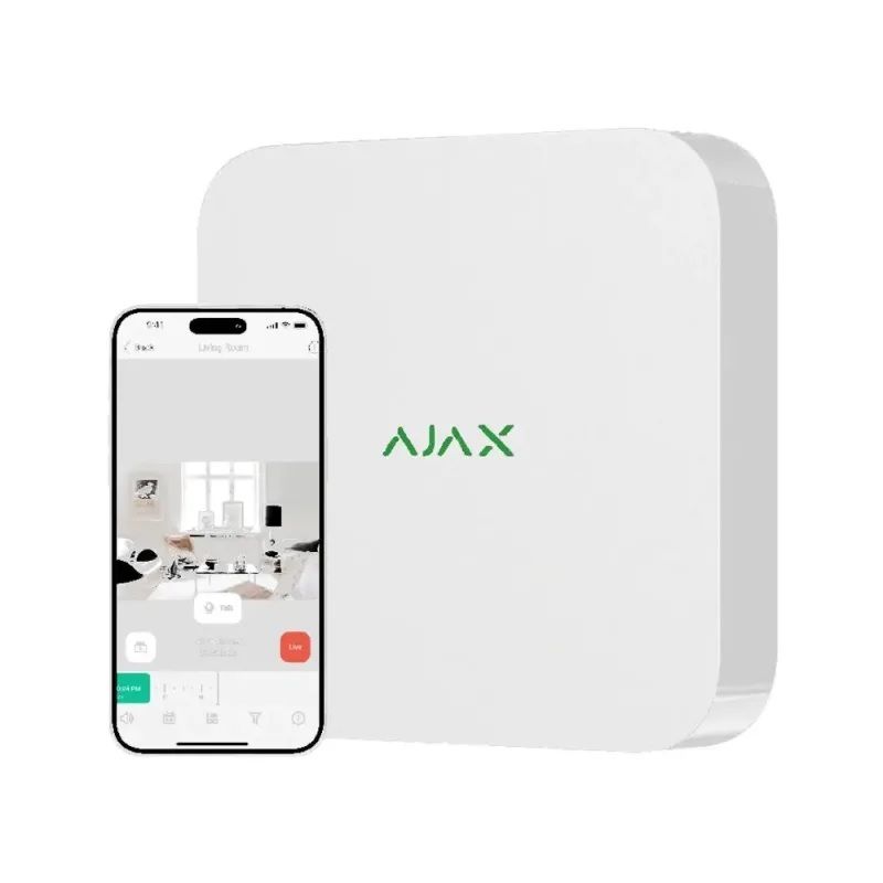 Відеореєстратор Ajax NVR (8ch) White (47731.122.WH)