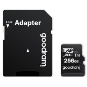 Memory card Secure Digital Micro256Gb GoodRAM UHS-I (class 10) + Adapter (M1AA-2560R12)