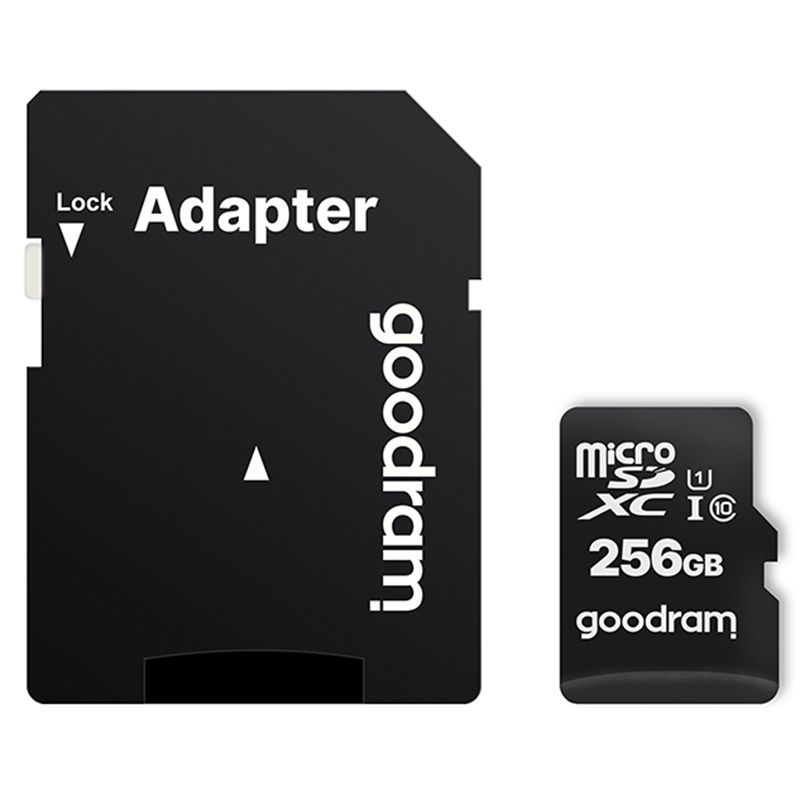 Memory card Secure Digital Micro256Gb GoodRAM UHS-I (class 10) + Adapter (M1AA-2560R12)