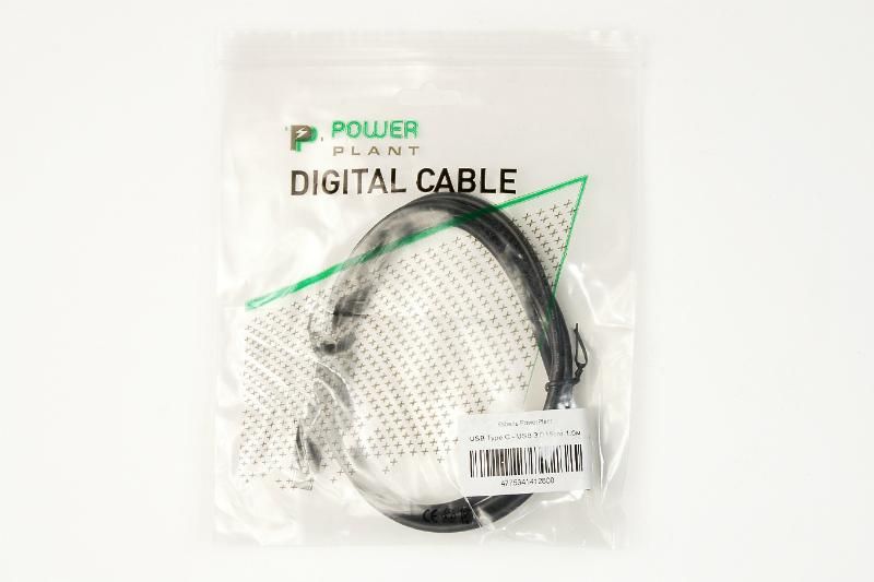 Кабель PowerPlant MicroUSB3.0(BM)-USB3.0 Type-C(M), 1.5м, Black (KD00AS1280)