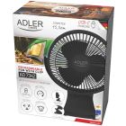 Вентилятор AdlerAD 7342 black  настільний/ акумуляторний/ 5Вт/ D=15.5см/ USB-C/ чорний (AD7342B)