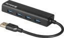 Хаб USB 3.0 -> 4xUSB 3.0 Black Defender (83204)