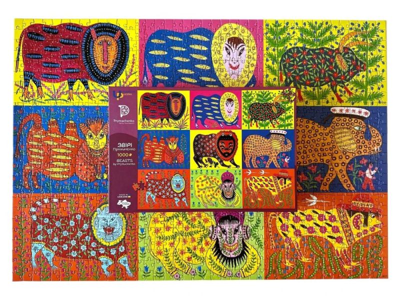 Пазл UkrainianPuzzles Звери Примаченко (4820275290137)