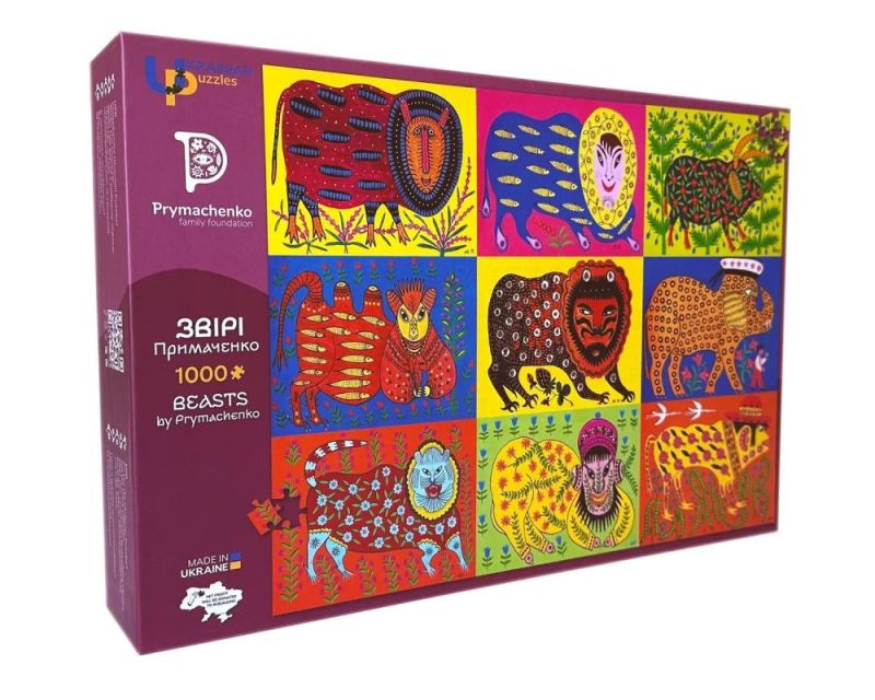 Пазл UkrainianPuzzles Звери Примаченко (4820275290137)