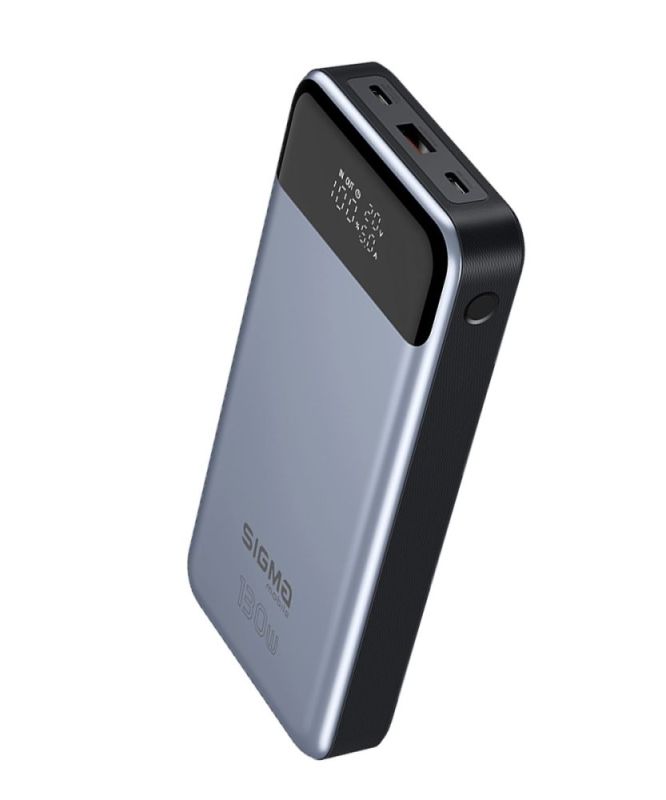 Универсальная мобильная батарея Sigma mobile X-Power SI30A7QLX 30000mAh Silver (4827798479117)
