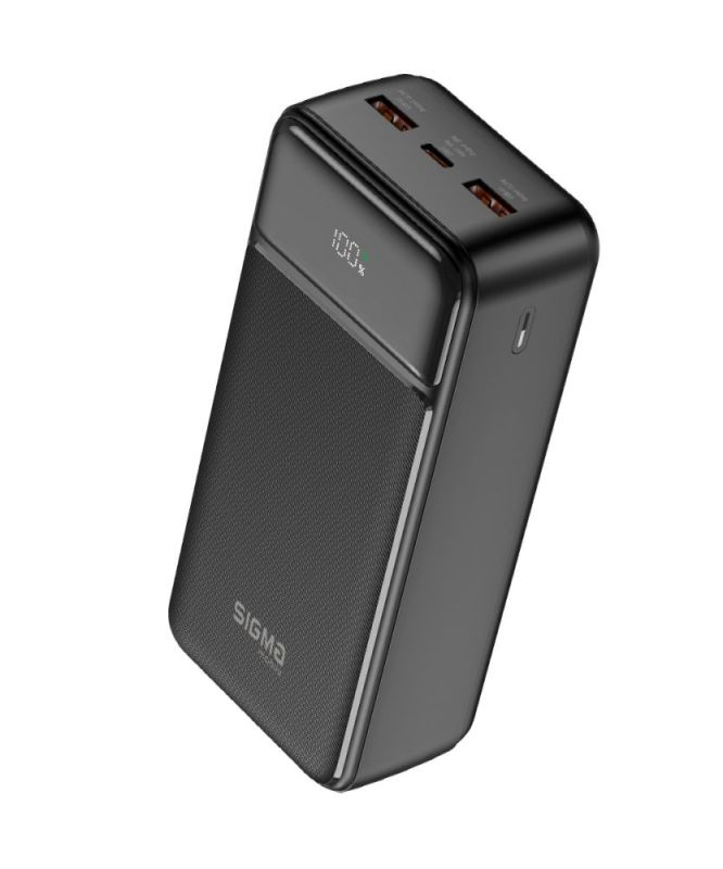 Универсальная мобильная батарея Sigma mobile X-Power SI30A4QL 30000mAh Black (4827798787311)