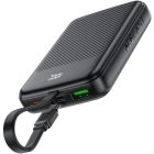 УМБ Acefast 10000mAh 22.5W PD,QC3.0 2xUSB-C,USB-A, with build Type-C cable, M13 Black (6974316283959)