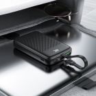 УМБ Acefast 10000mAh 22.5W PD,QC3.0 2xUSB-C,USB-A, with build Type-C cable, M13 Black (6974316283959)