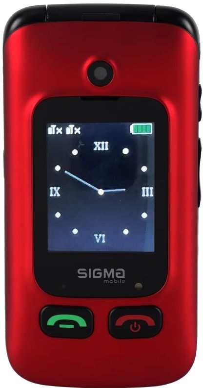 Мобильный телефон Sigma mobile Comfort 50 Shell Duo Type-C Dual Sim Red/Black (4827798212516)