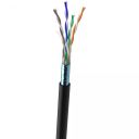 Кабель для внешней прокладки OK-Net КППЭ-ВП (100) FTP, CAT5е, 4х2х0.51, бухта 305м (49330)