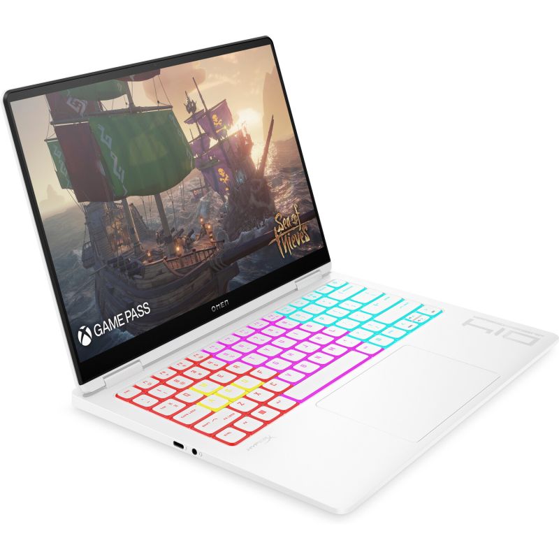 HP OMEN Gaming 14-fb0022ua 14"2.8K OLED,400n/U7-155H(4.8)/16Gb/SSD1Tb/RTX 4050,6GB/DOS/Білий (A49ZSEA)
